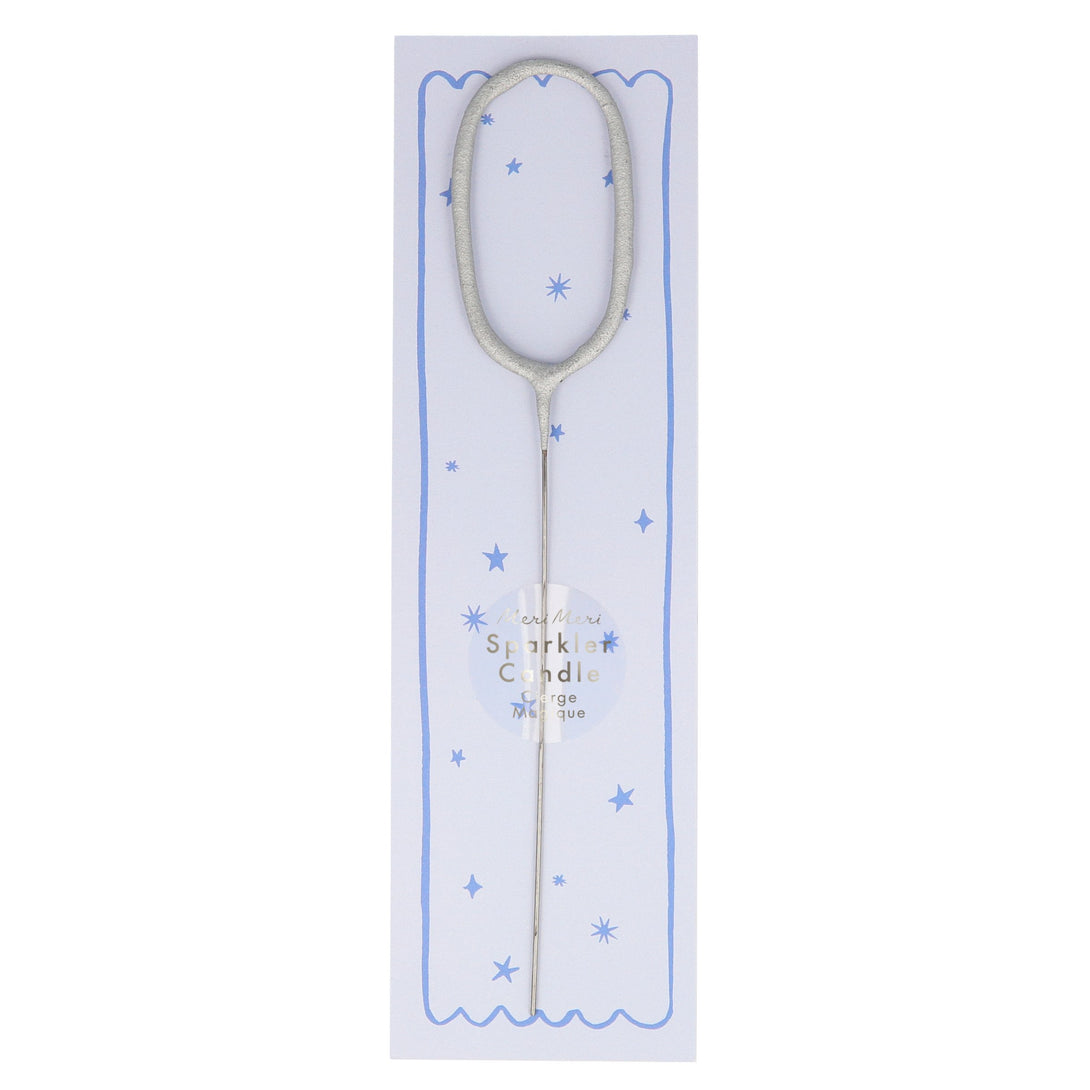 Silver Sparkler Numbers 0 To 9 Candles (Parent),Silver Sparkler Numbers 0 To 9 Candles (Parent) Image1