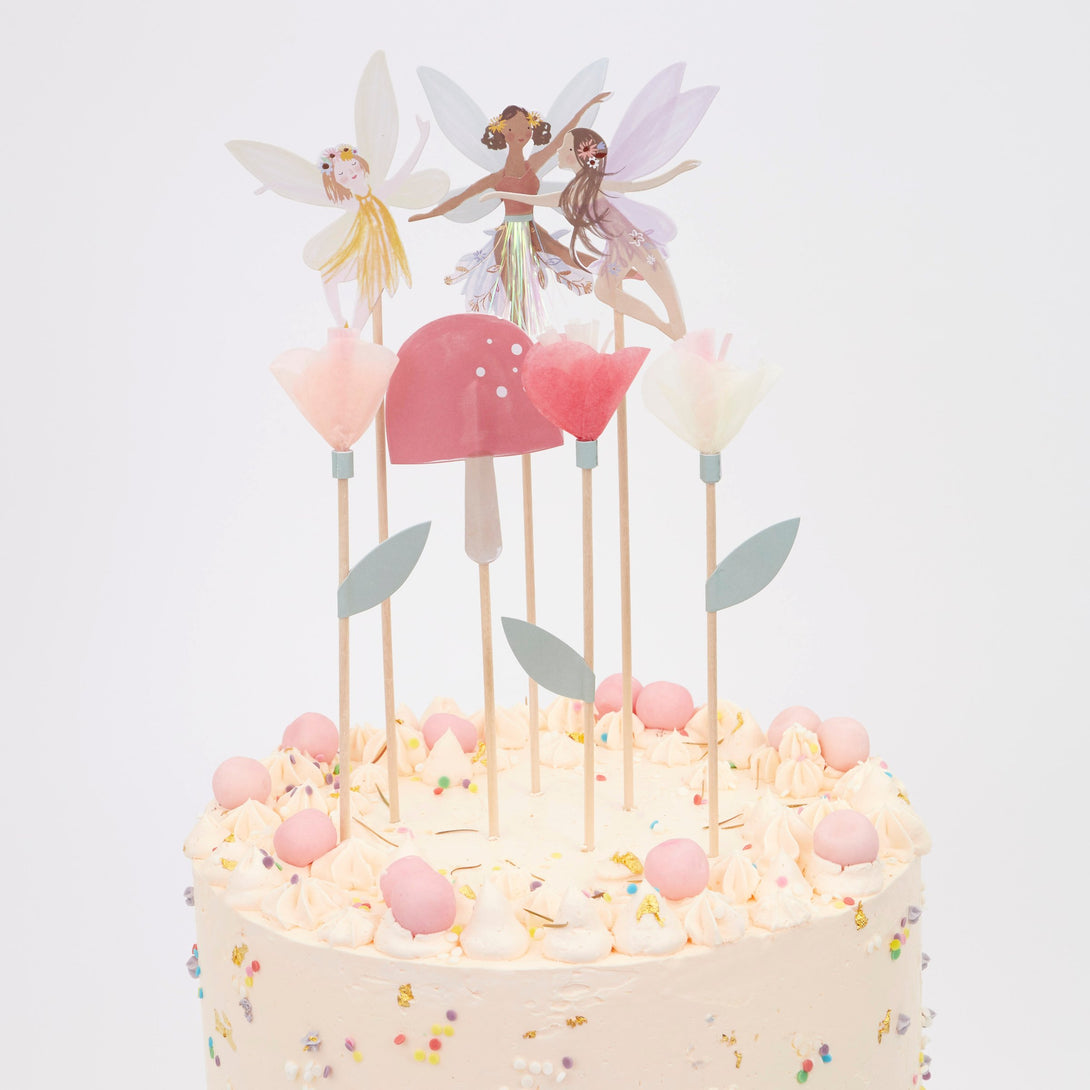 Our fairy birthday party collection includes a beautiful fairy party decoration and fairy themed tableware. 