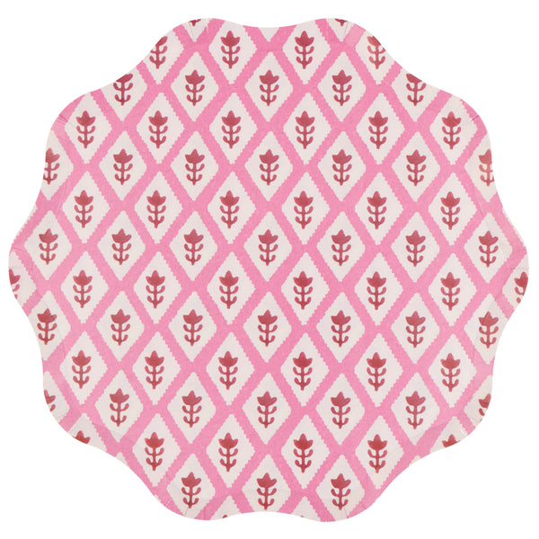 Our Christmas dinner plates, made from heavyweight paper, feature Molly Mahon block print designs in seasonal colours for a stylish look. Image4