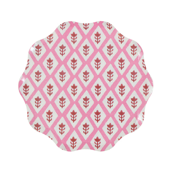 Our Christmas side plates, made from heavyweight paper, feature Molly Mahon block print designs in seasonal colours for a stylish look. Image7