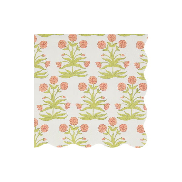 Our disposable napkins, in a large size, feature Molly Mahon floral patterns, ideal for a stylish gathering. Image5