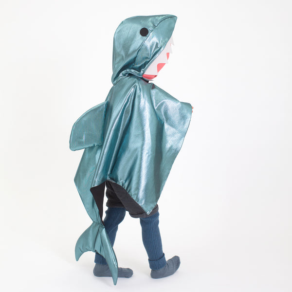 Our shiny kids shark dress up is perfect for an under-the sea party or shark party. Image2