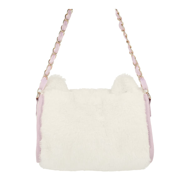 Kids accessories are meant to be fun, and our cat handbag crafted from soft plush is fun and chic. Image5