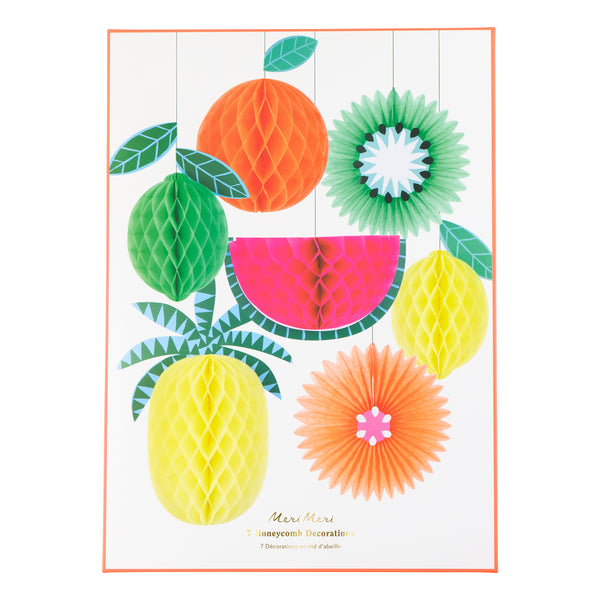Our large paper fruits are the perfect tropical party decorations, hang the pack of seven together or separately for a statement effect. Image11