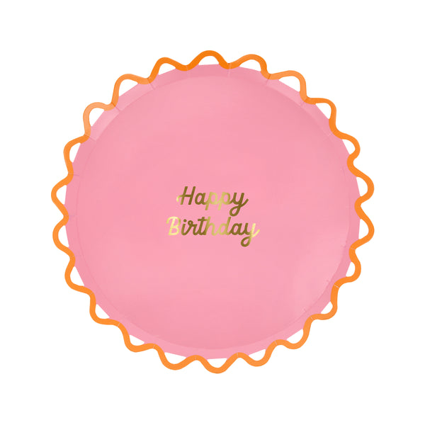 Our side plates are ideal as birthday party plates, featuring bright colours and a Happy Birthday message in shiny gold foil. Image8