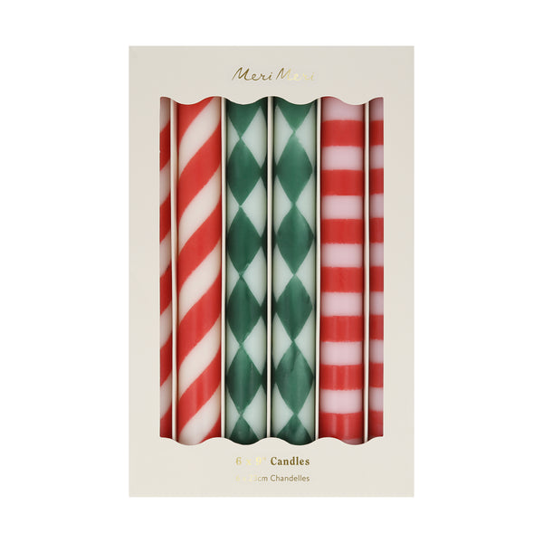 Our tall Christmas candles are the ideal table candles for your Christmas dinner. Image4