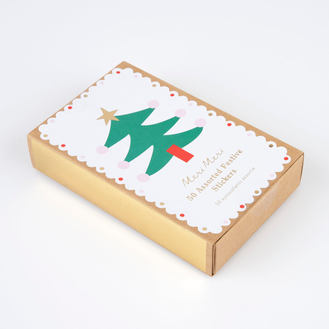 Our Christmas stickers are perfect to pop on to Christmas gift tags or in cards.