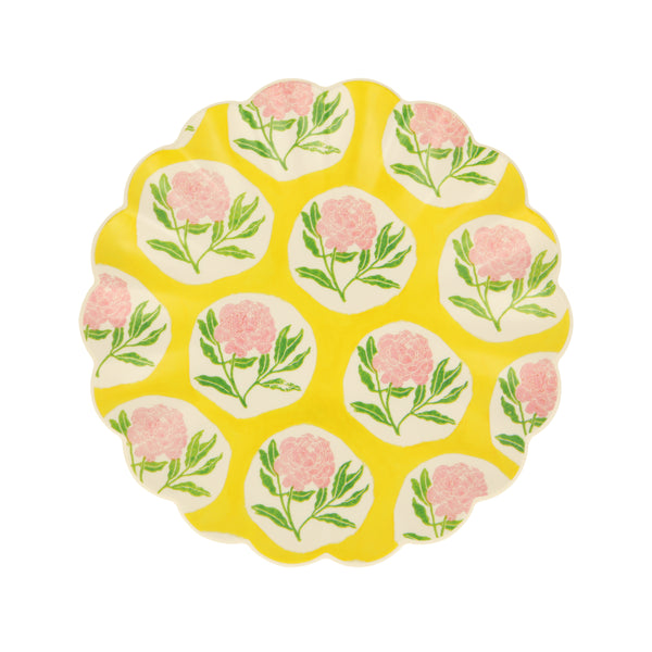 Our reusable side plates, made from RPET, feature Molly Mahon block print designs. Image7