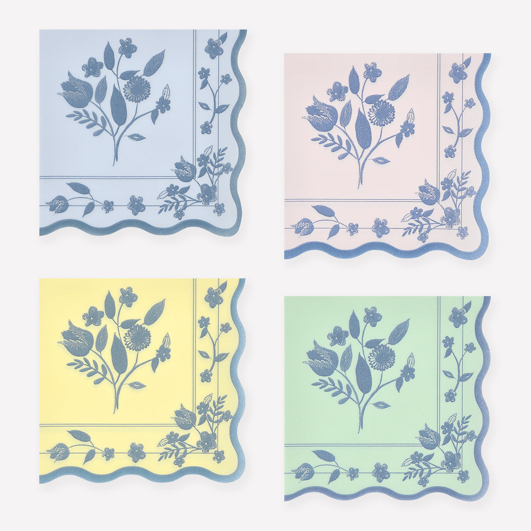 Mixed Pastel Small Napkins – Meri Meri UK