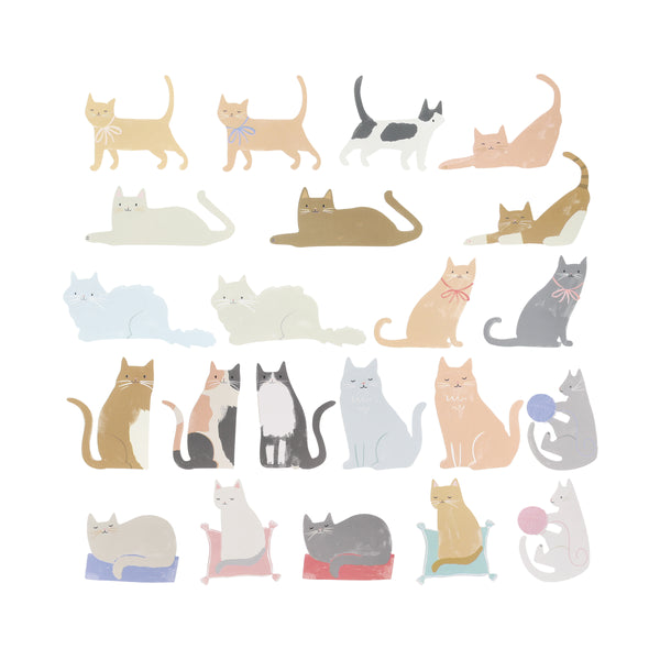 Our adorable stickers are made in the shape of cats, ideal as party favours for a cat party, or to pop into party bags or for activities. For 3+. Image2