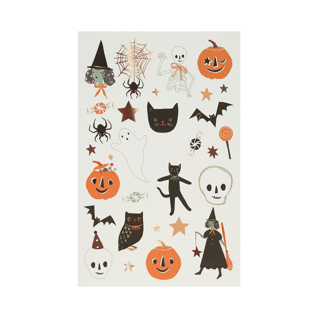 Our Halloween temporary tattoos are ideal for Halloween party activities or to pop in to Halloween party bags.