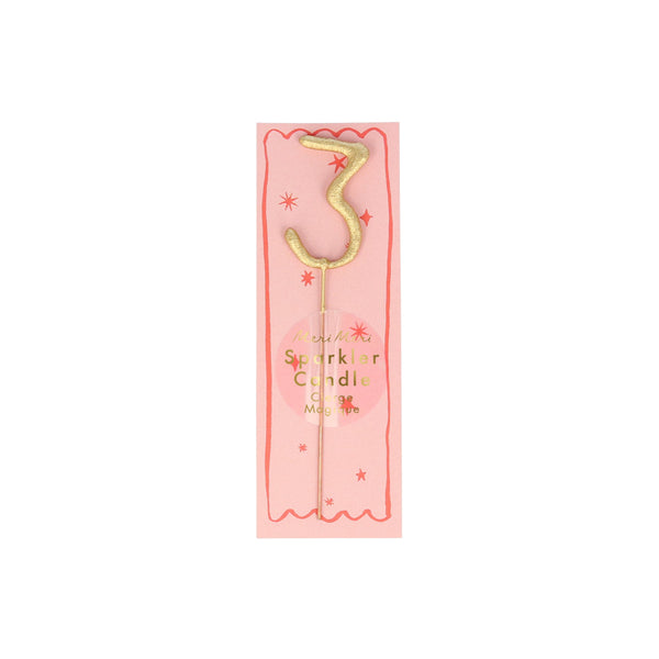 Gold Sparkler Numbers 0 To 9 Mini Candles (Parent),Gold Sparkler Numbers 0 To 9 Mini Candles (Parent) Image1