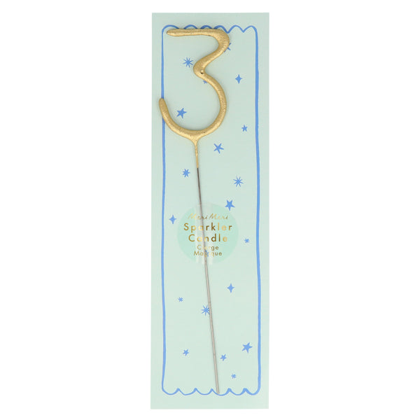 Gold Sparkler Numbers 0 To 9 Candles (Parent),Gold Sparkler Numbers 0 To 9 Candles (Parent) Image1