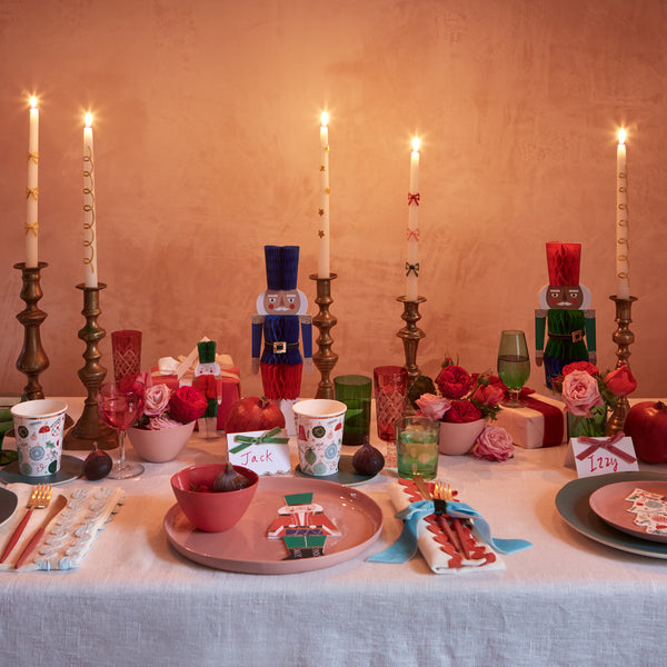 Our taper candles, with a bow design, are perfect as Christmas decorative candles. Image2