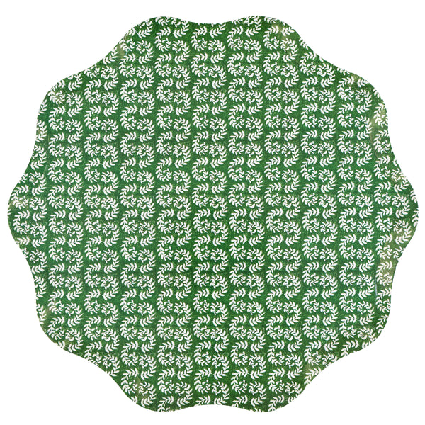 Our Christmas dinner plates, made from heavyweight paper, feature Molly Mahon block print designs in seasonal colours for a stylish look. Image5