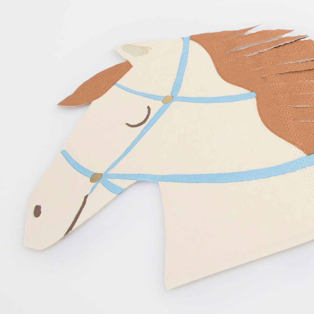 Make your horse birthday party look amazing with our special supplies, including a horse garland, tableware and a cupcake kit. 