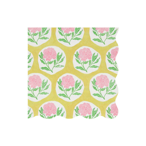 Our disposable napkins, in a large size, feature Molly Mahon floral patterns, ideal for a stylish gathering. Image6