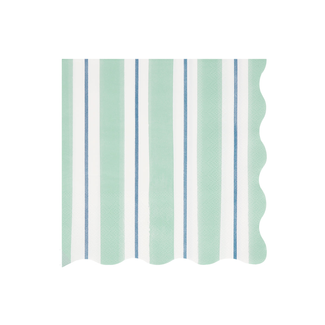 Our large paper napkins, with summery stripes, are ideal for picnics, beach parties and garden parties.