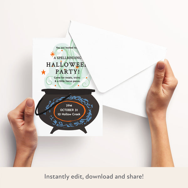 Cauldron Download & Print Invitation Image3