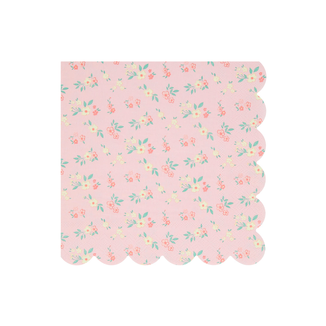 Our floral napkins, in a large size, are the ideal paper napkins for any special party or meal.