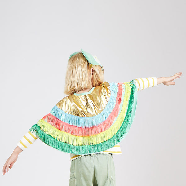 Our parrot costume is perfect for kids dress up or as a bird Halloween costume. Image2