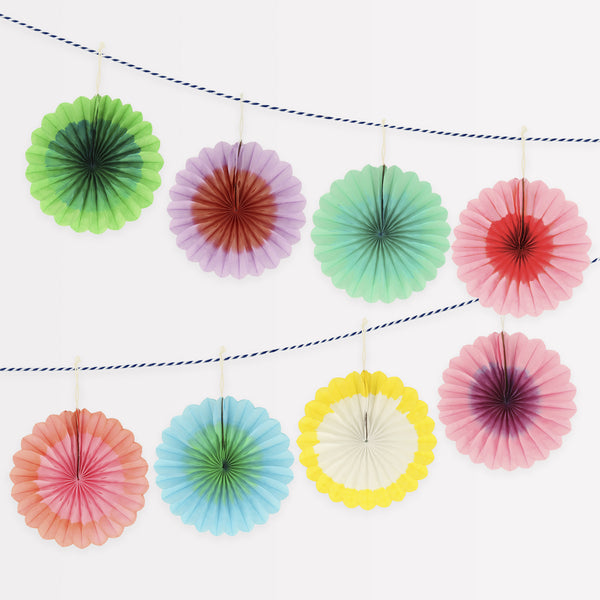 Colorful 3D Paper Garland Banner - Party Wedding Birthday Hanging Decoration