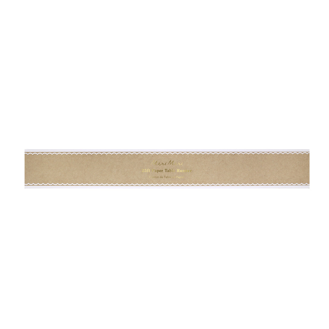 Use our kraft table runner to give a rustic look to any birthday party or celebration.