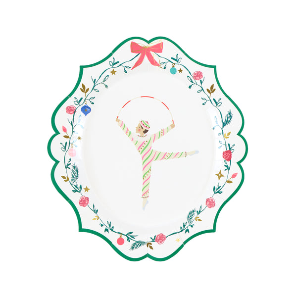 Our Christmas paper plates, made in a size plate size, feature 8 different characters from the iconic New York City Ballet's The Nutcracker. Image5
