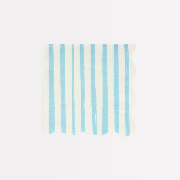 Our paper napkins, with bright stripes, are the perfect scalloped napkins for special events. Image10