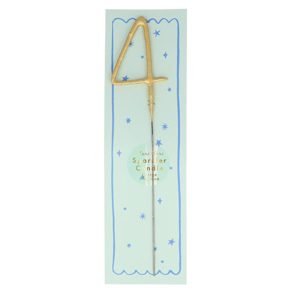 Gold Sparkler Numbers 0 To 9 Candles (Parent),Gold Sparkler Numbers 0 To 9 Candles (Parent) Image1