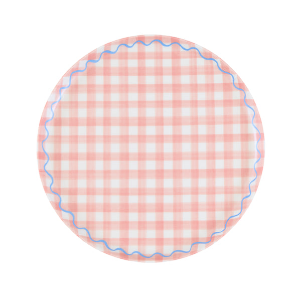 Our reusable plates feature a summery gingham print design in six pretty colours, ideal for picnics, garden parties, baby showers or birthdays. Image5