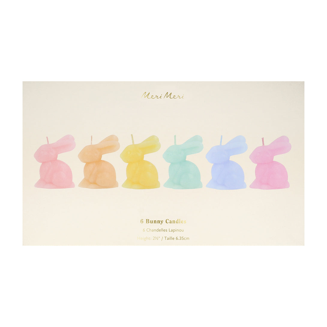 Our Easter candles make great Easter decorations, crafted in the shape of cute bunnies in pastel shades with coloured wicks.