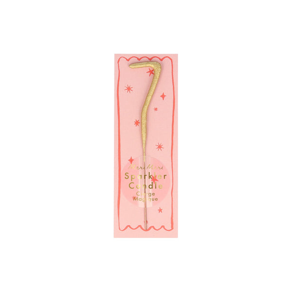 Gold Sparkler Numbers 0 To 9 Mini Candles (Parent),Gold Sparkler Numbers 0 To 9 Mini Candles (Parent) Image1