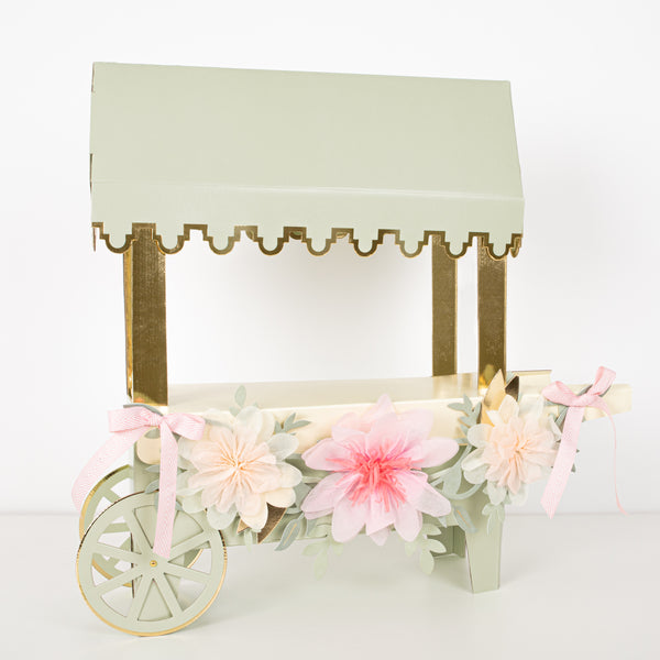 Meri Meri x Ladurée Paris Macaron Cart Centrepiece Image1