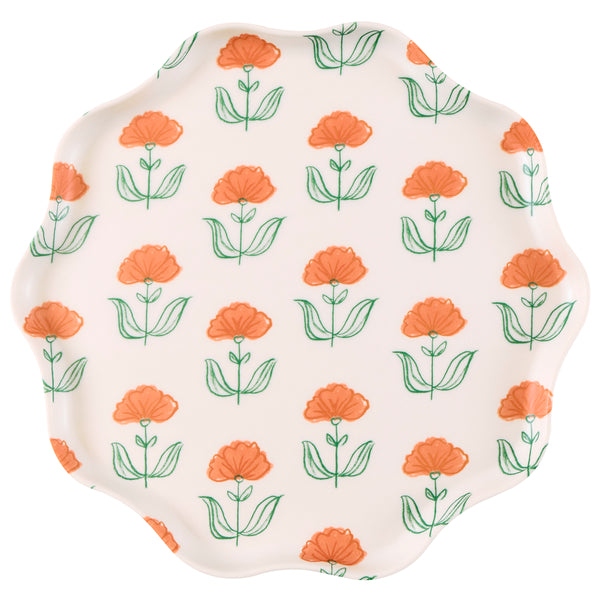 Our large reusable plates, with summery floral designs inspired by Indian block prints, are ideal for chic celebrations time after time. Image5