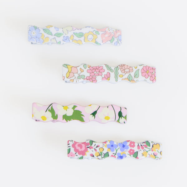 If you're looking for beautiful hair accessories then you'll love our hairclips with Liberty floral print designs, a lovely gift to give and receive. Image5