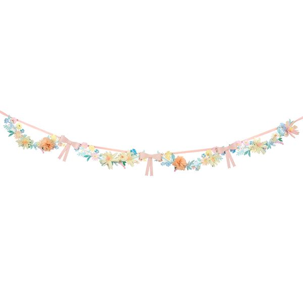 Our paper garland, featuring flowers and bows, is the perfect baby shower garland or Easter garland. Image5