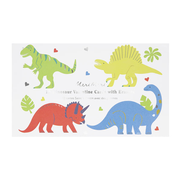 Our dinosaur cards team up with dinosaur erasers for a fun-filled Valentine's gift. Image8