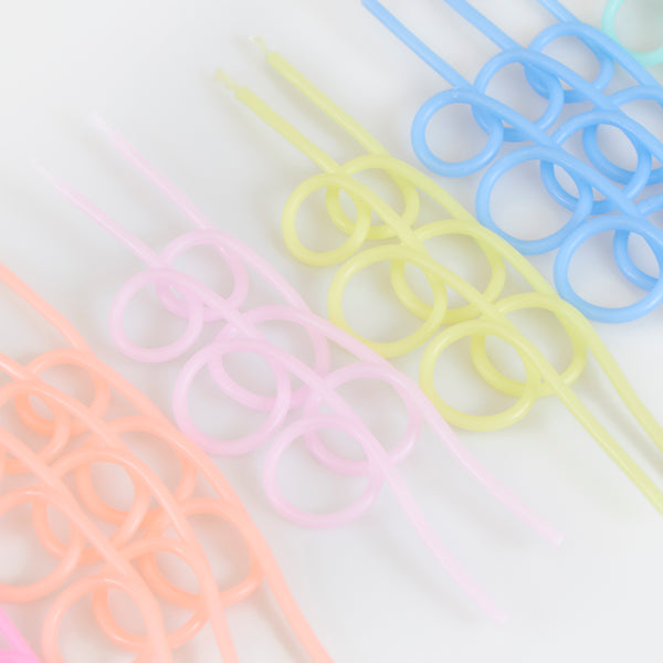 Our birthday candles, with a fun loopy design in six pastel colours, are perfect to elevate any cake. Image3