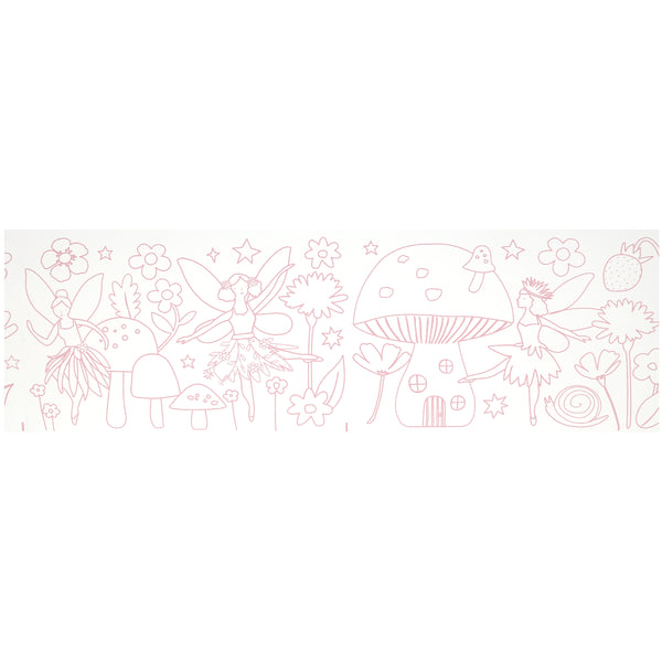 Our fairy colouring roll and crayon set is ideal for kids who loves fairies, or as a fairy party favour or activity. Image3