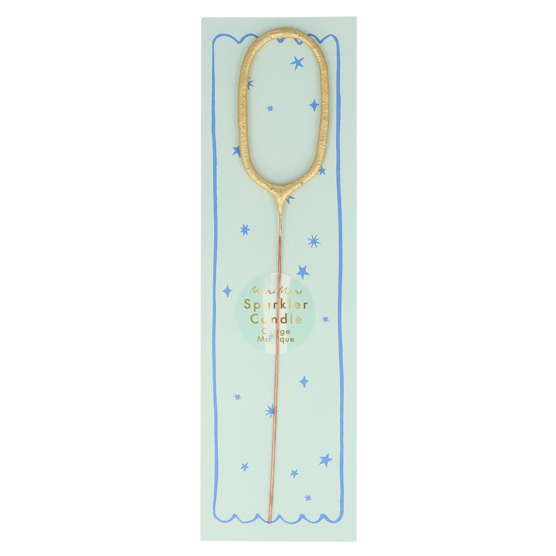 Gold Sparkler Numbers 0 To 9 Candles (Parent),Gold Sparkler Numbers 0 To 9 Candles (Parent) Image1