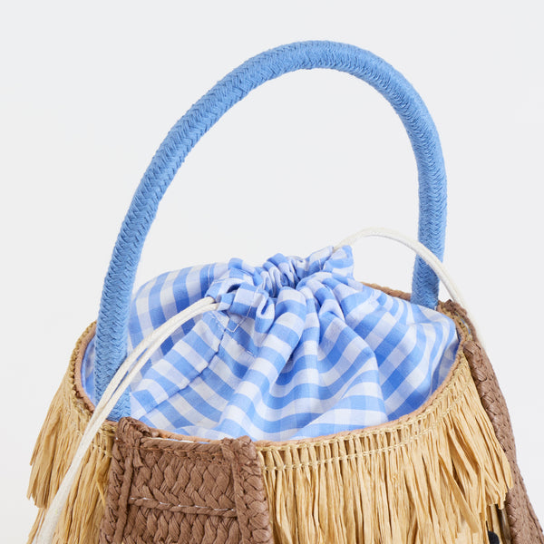 Our adorable puppy basket, made from paper based raffia, is the cutest accessory for kids and adults, with an adorable face and floppy ears. Image4