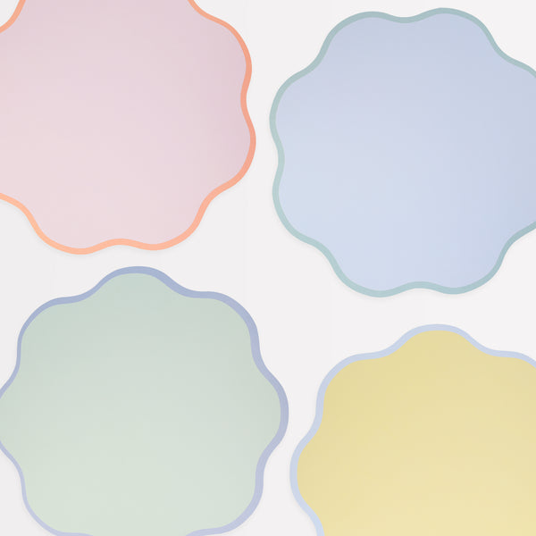 Make your Easter dinner, or any spring party, look amazing with our fun pastel paper placemats.