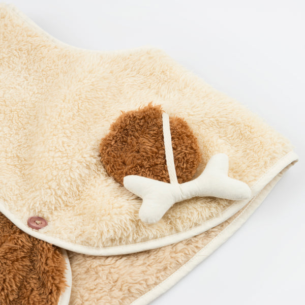 Our dog costume for kids is so cute, and consists of a hat and vest made from fleece. Image5