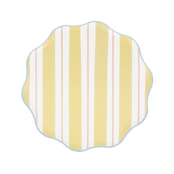 Our side plates, with classic pretty stripes, are the perfect paper plates for picnics, garden parties, beach parties and pool parties. Image4