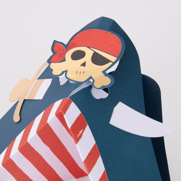 Make your pirate birthday party fun with our pirate garland, pirate hats, pirate paper plates, cups and napkins and party bags.  Image1