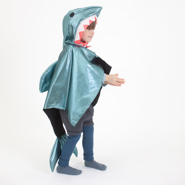 Our shiny kids shark dress up is perfect for an under-the sea party or shark party. Image3