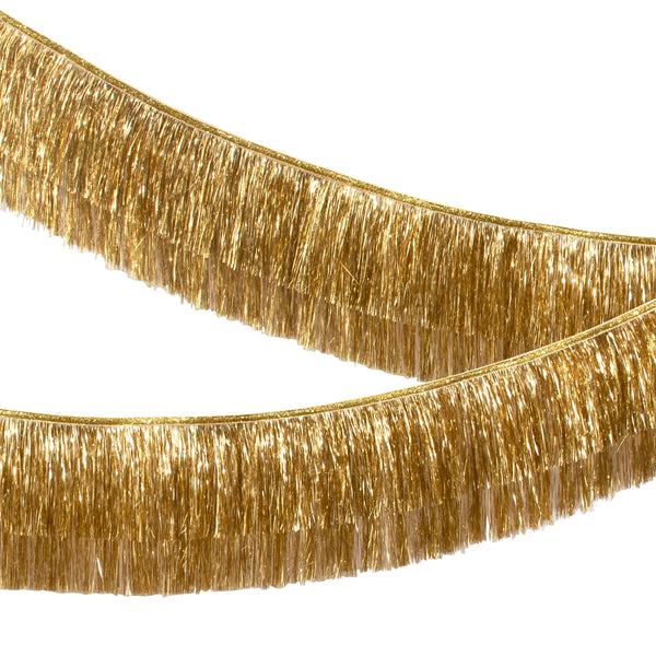 Gold Tinsel Fringe Garland Image1