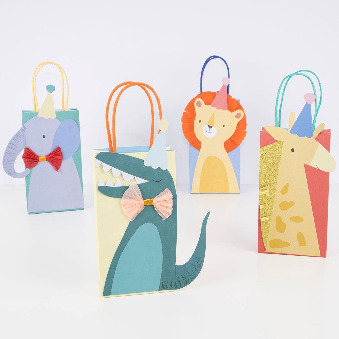 Kids Animal Party Bags – Meri Meri UK - Main Image