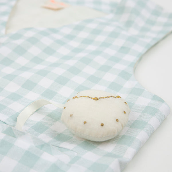 Our Easter outfit of bunny ears and a gingham waistcoat with pompom tail is gorgeous. Image4